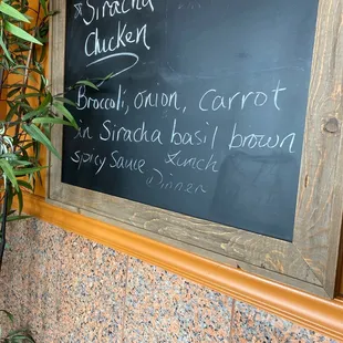Today&apos;s special