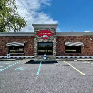 the front of the restaurant