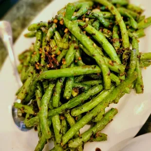 Dried-cooked string beans