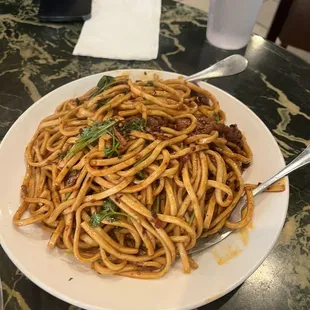 Hot Spicy Beef Chow Mein