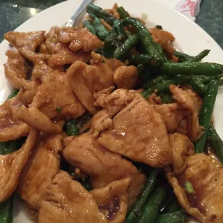 String Bean with Chicken Lunch