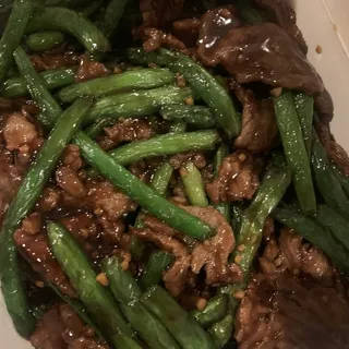 String Bean with Beef Lunch