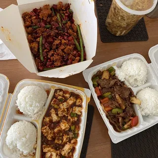 Szechuan Beef Lunch