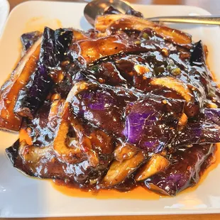 117. Eggplant with Hot Garlic Sauce