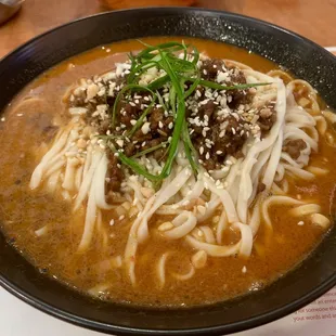 Dan Dan Noodles (with Homemade Noodles)