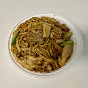 House Special Lo Mein (ordered without shrimp) delivery, Aug 2024.