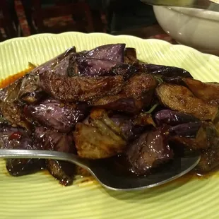 Stir Fried Eggplant