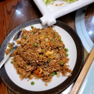 Duck fried rice. Alright. Could use more duck pieces.