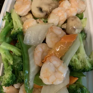 502 Shrimp with Mixed Vegetables