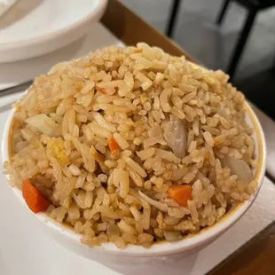 a bowl of fried rice