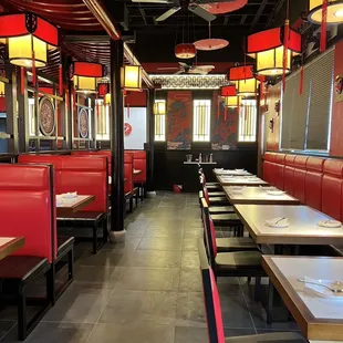 the interior of a restaurant