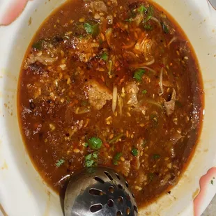 (Sorry.  I should have taken the picture before I started eating!)