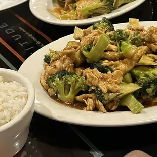 Dinner portion: Chicken with Broccoli