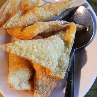 Crispy wontons