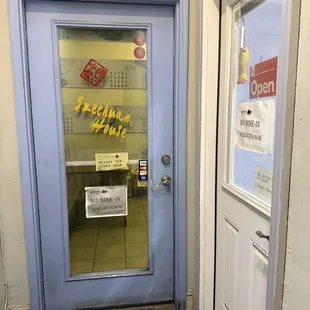 Before you go inside