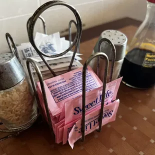 Corroded, dirty salt and pepper