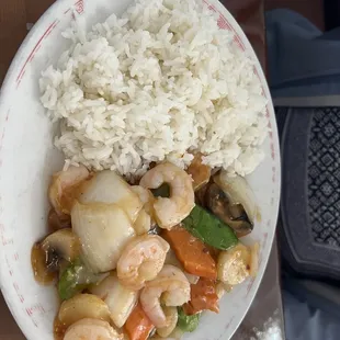 Shrimp and Chinese vegetable