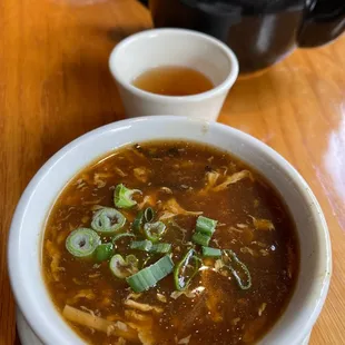 Hot and Sour Soup Cup. Very good.
