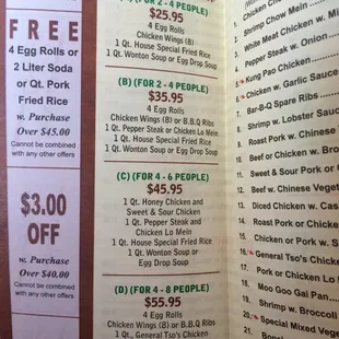 &quot;Family specials&quot;