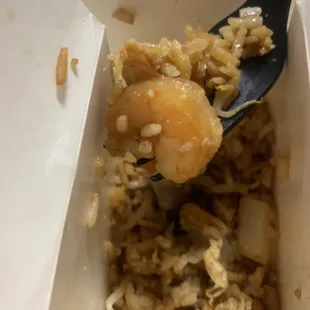 Shrimp fried rice