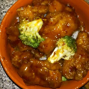 Orange chicken!