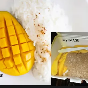 a mango and rice dish