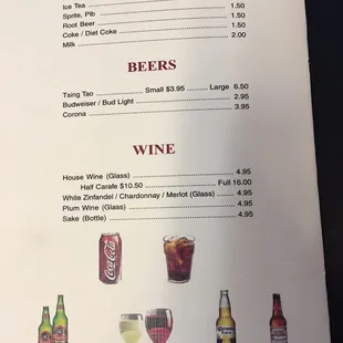 Ask about the beer and wine selection, there's more options than just what's listed on the menu!
