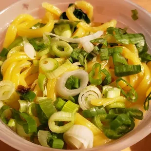 Dan dan noodles ($11). Pretty good w/a garlicky sauce.