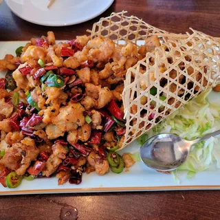 Three Favor Pepper Chicken