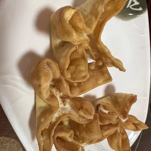 a plate of fried food