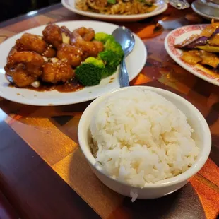 Steamed rice
