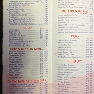 Menu page 1
