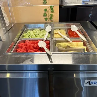 Lunch buffet.