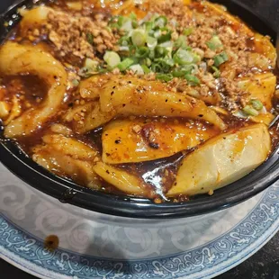 Mapo fish and tofu. Wow