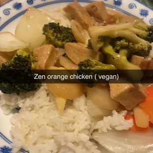 Zen orange chicken