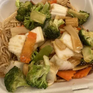 Vegetarian Zen Peking Pan Fried Noodles