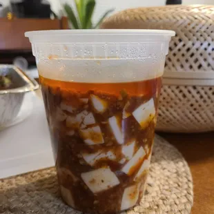 麻坡豆腐 Mapo Tofu container