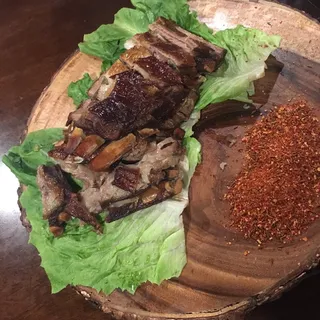 124.House Smoked Lamb Chop-