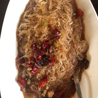 135.Vermicelli W/Minced Pork-