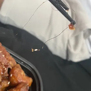 HAIR FOUND IN SESAME CHICKEN