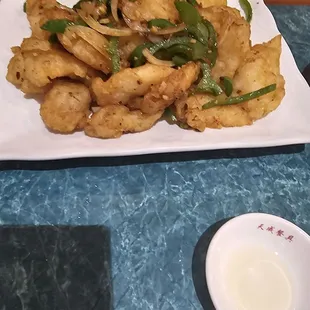 Salt pepper fish