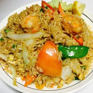Thai shrimp fried rice