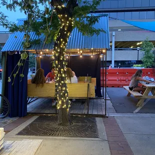 Outdoor seating