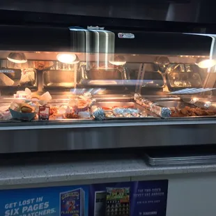 Wide selection of hot burritos and chicken