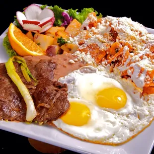 Huevos con chilaquiles!