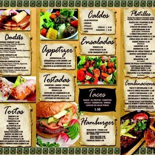 the menu