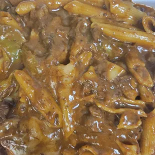 Oxtail rasta pasta