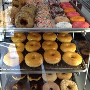 Sprinkles, glaze and chocolate