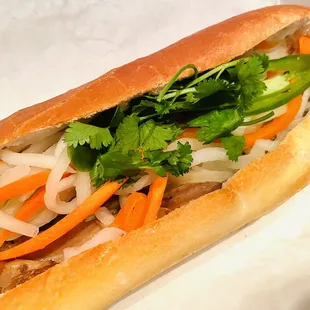 Grilled Chicken Banh Mi Sandwich