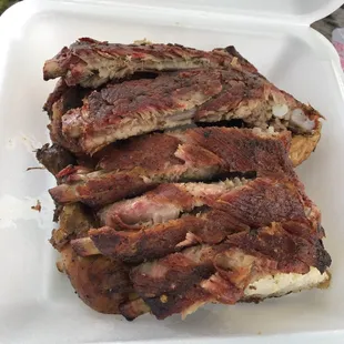 The combo plate from t&amp;j barb que